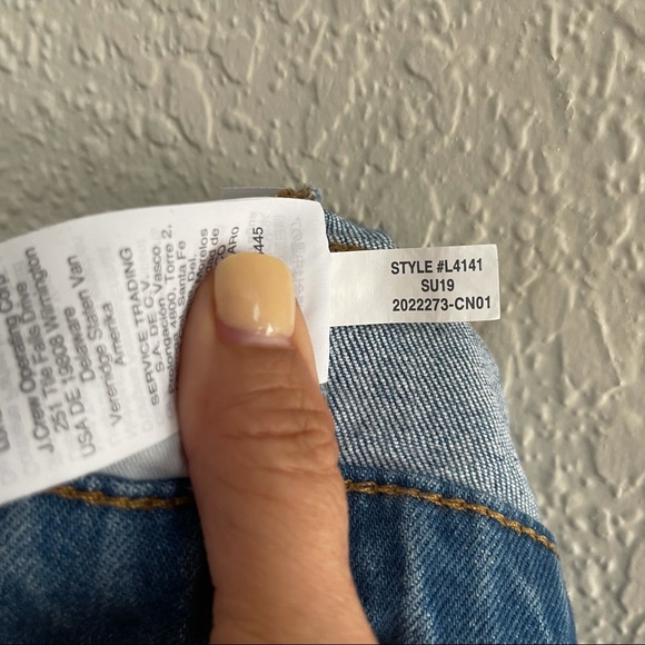 Madewell Wide Leg High Rise Crop Delancey Jeans - Picture 10 of 14